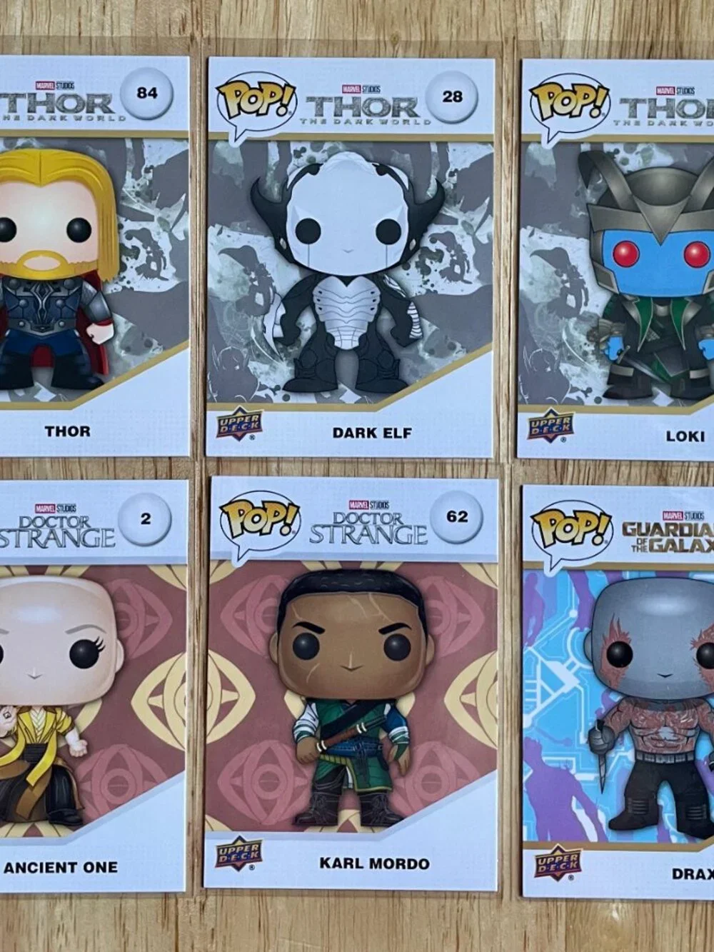Marvel cards are